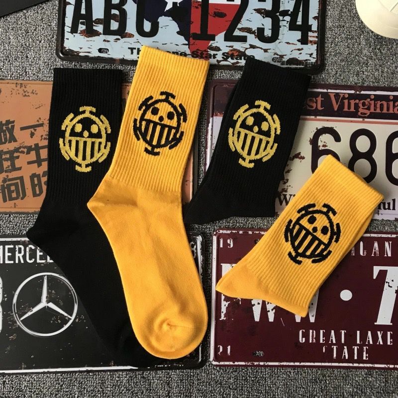 Onepiece logo breathable socks men and women