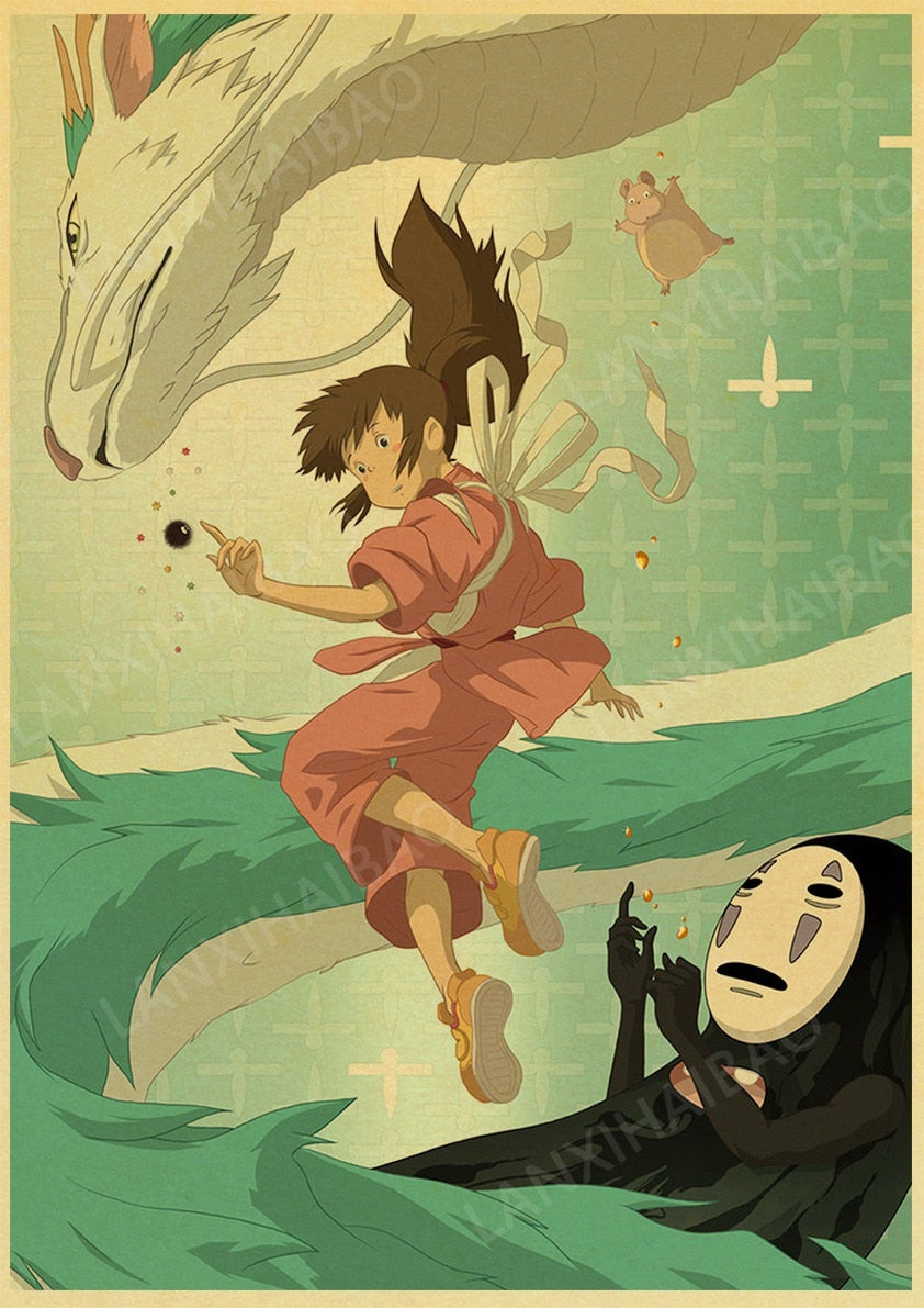 Studio Ghibli Characters Poster Q114 12