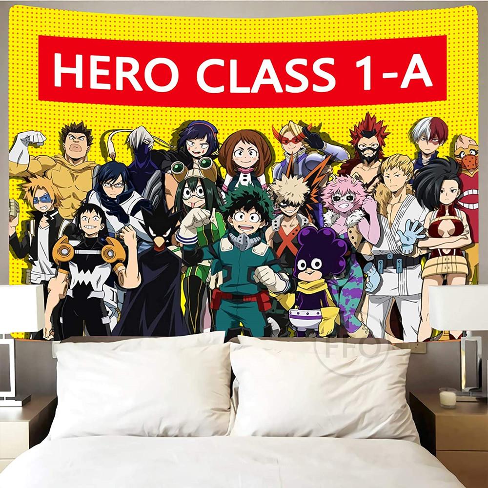 My hero best sale academia tapestry