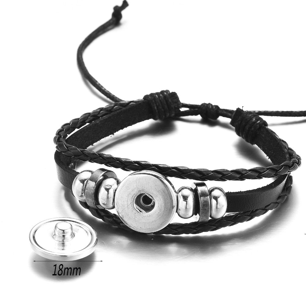 Sharingan Leather Bracelet