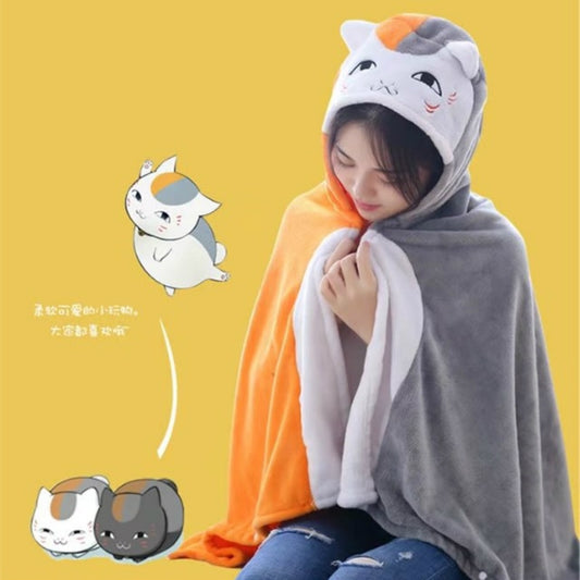 Natsume Reiko Cosplay Blanket Hoodie