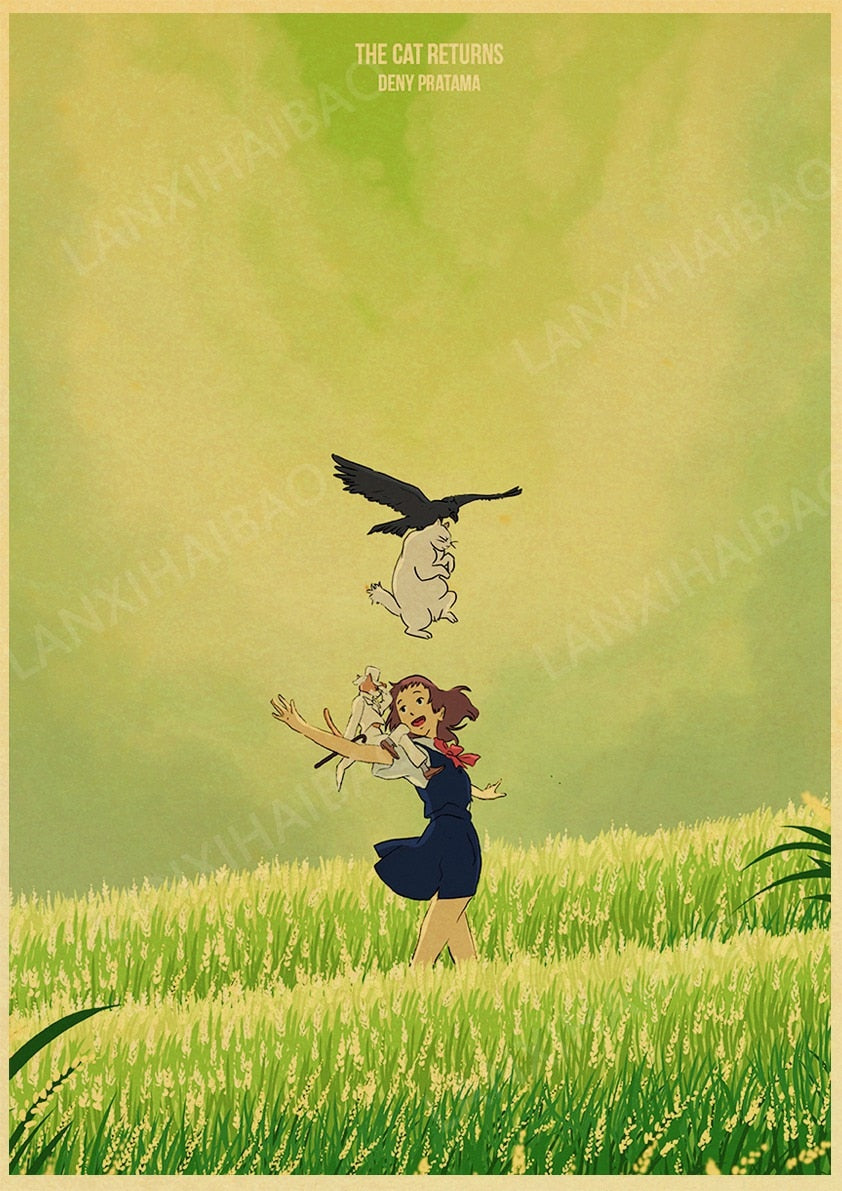 Studio Ghibli Characters Poster Q114 35