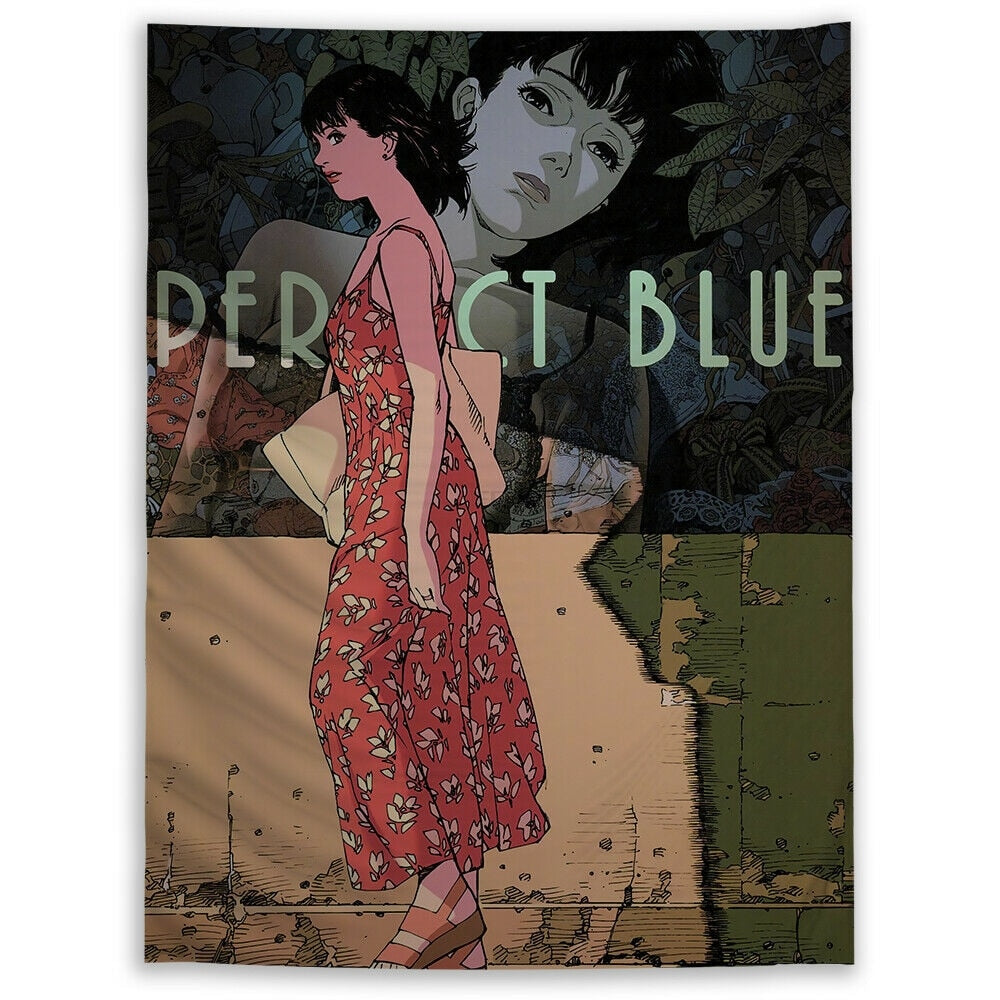 Perfect Blue Wall Tapestry 03