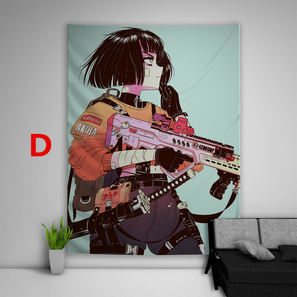 Chainsaw Man Art Wall Tapestry D