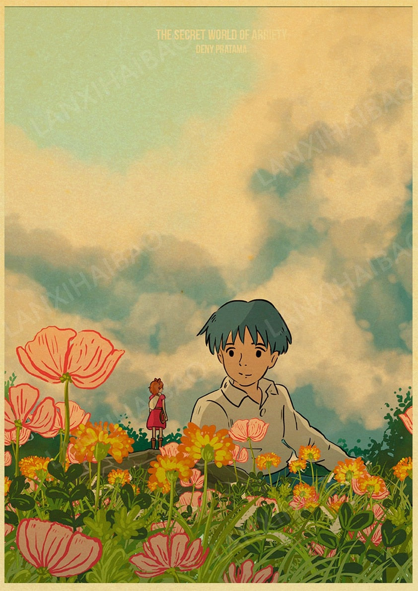 Studio Ghibli Characters Poster Q114 45