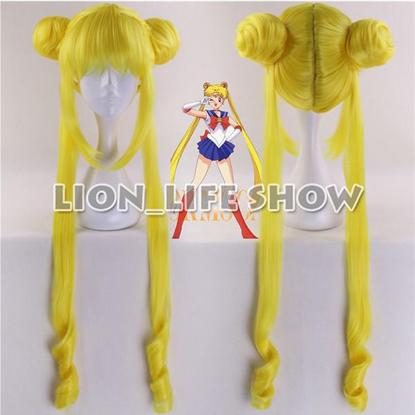 Sailormoon Cosplay Wig Lemon Yellow