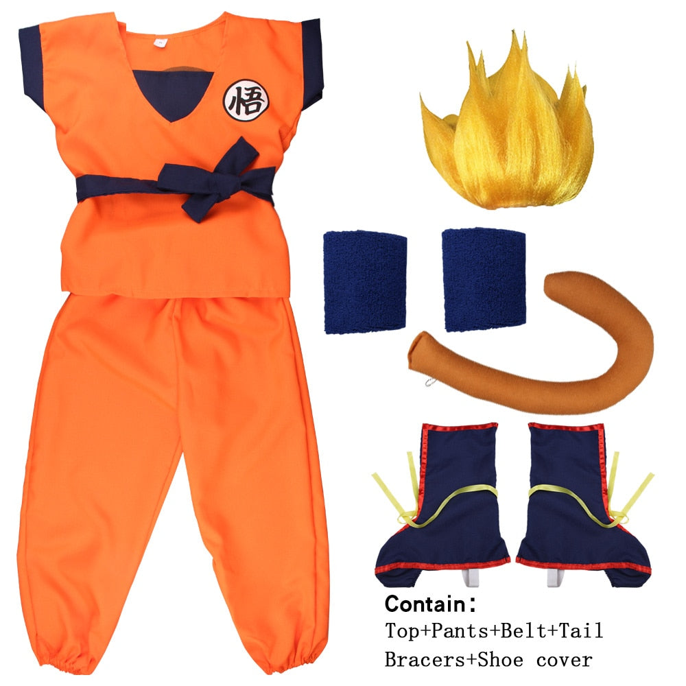 Dragonball Cosplay Set gold