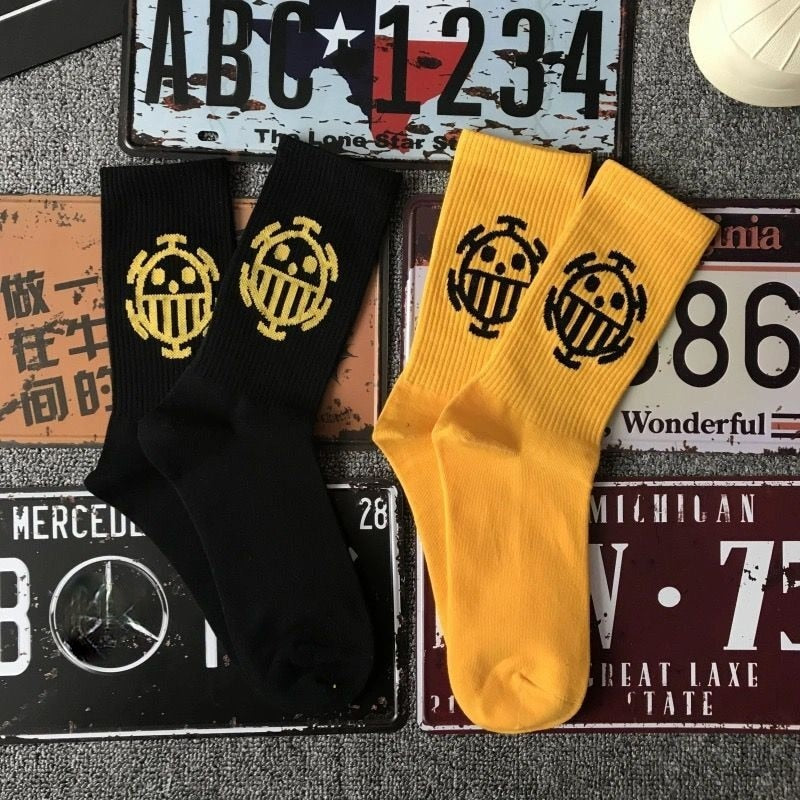 Onepiece logo breathable socks men and women