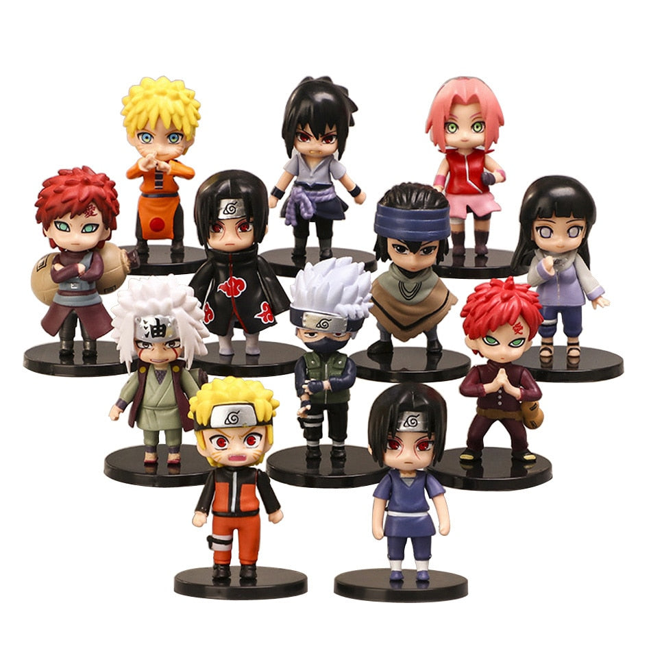 Naruto Shippuden figure Hot 12pcs/set