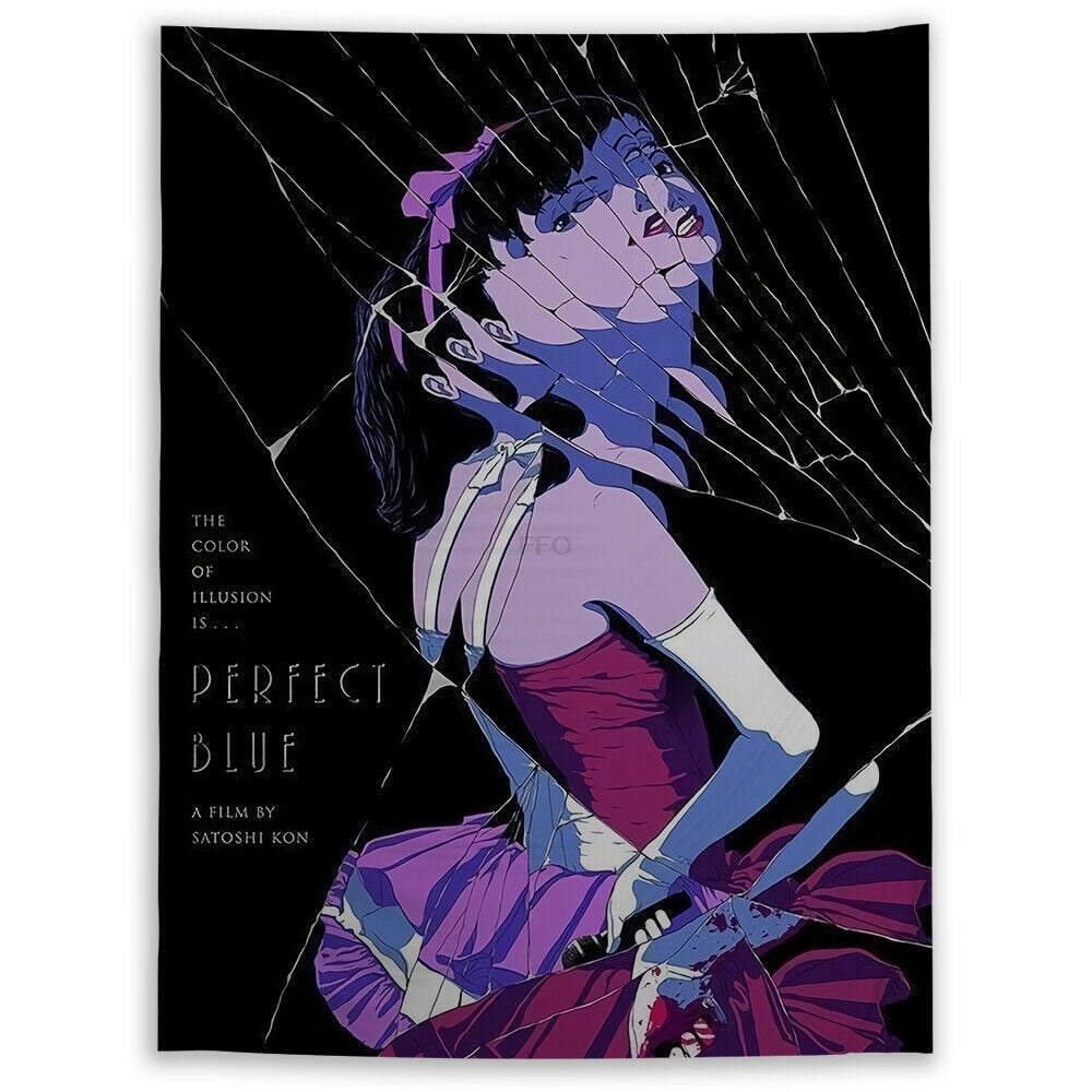 Perfect Blue Wall Tapestry 07