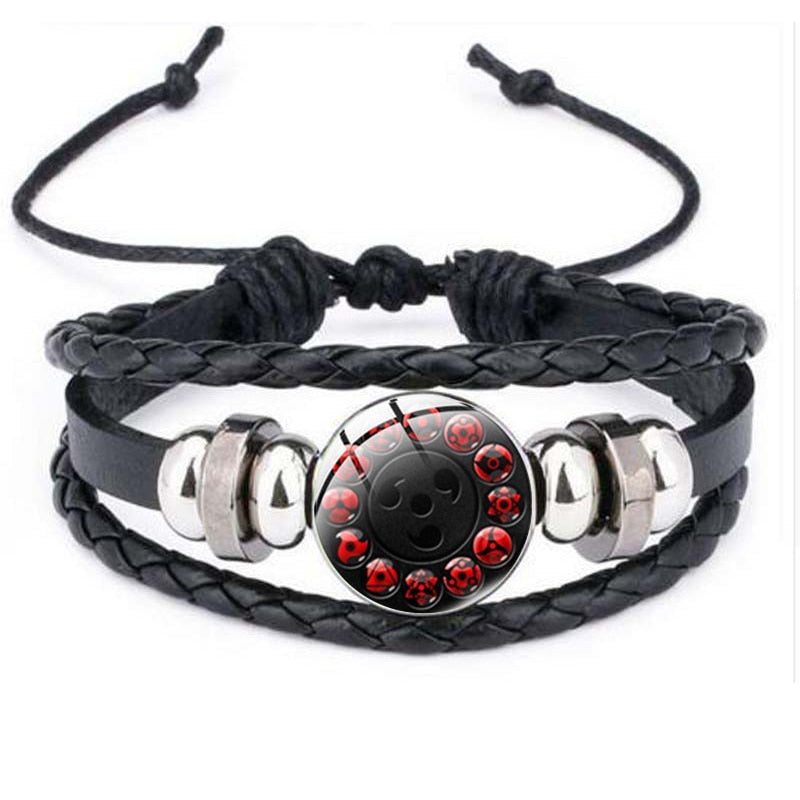 Sharingan Leather Bracelet style 7