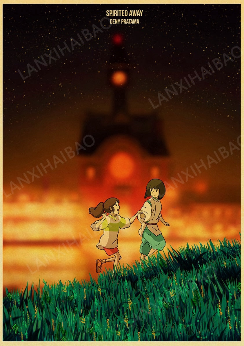 Studio Ghibli Characters Poster Q114 13