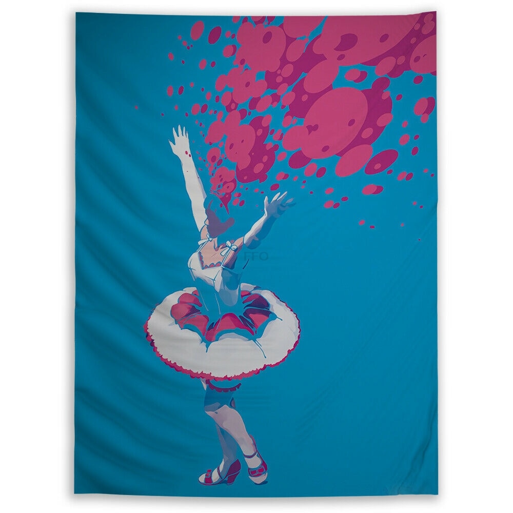 Perfect Blue Wall Tapestry 01
