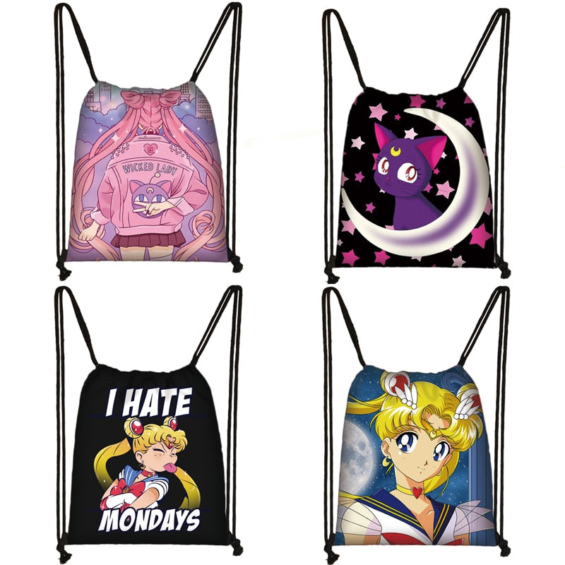 Sailor Moon Drawstring Bag