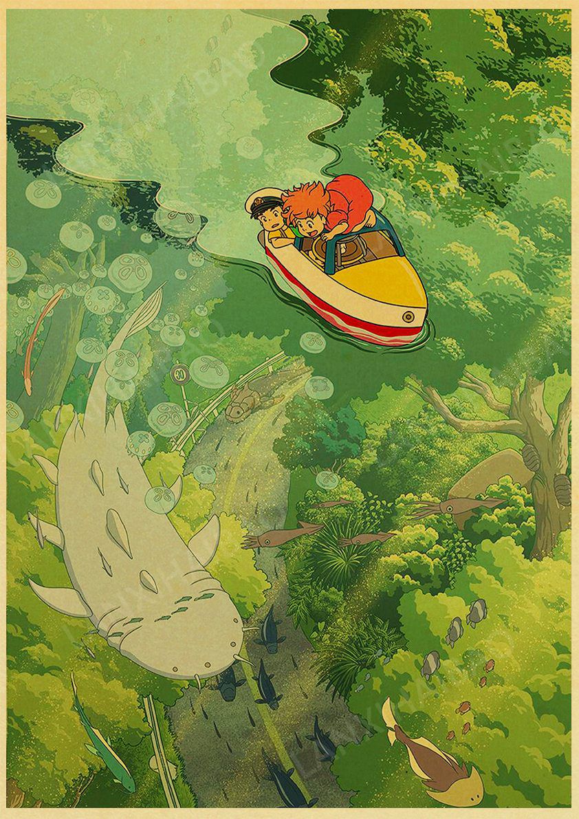 Studio Ghibli Characters Poster Q114 10