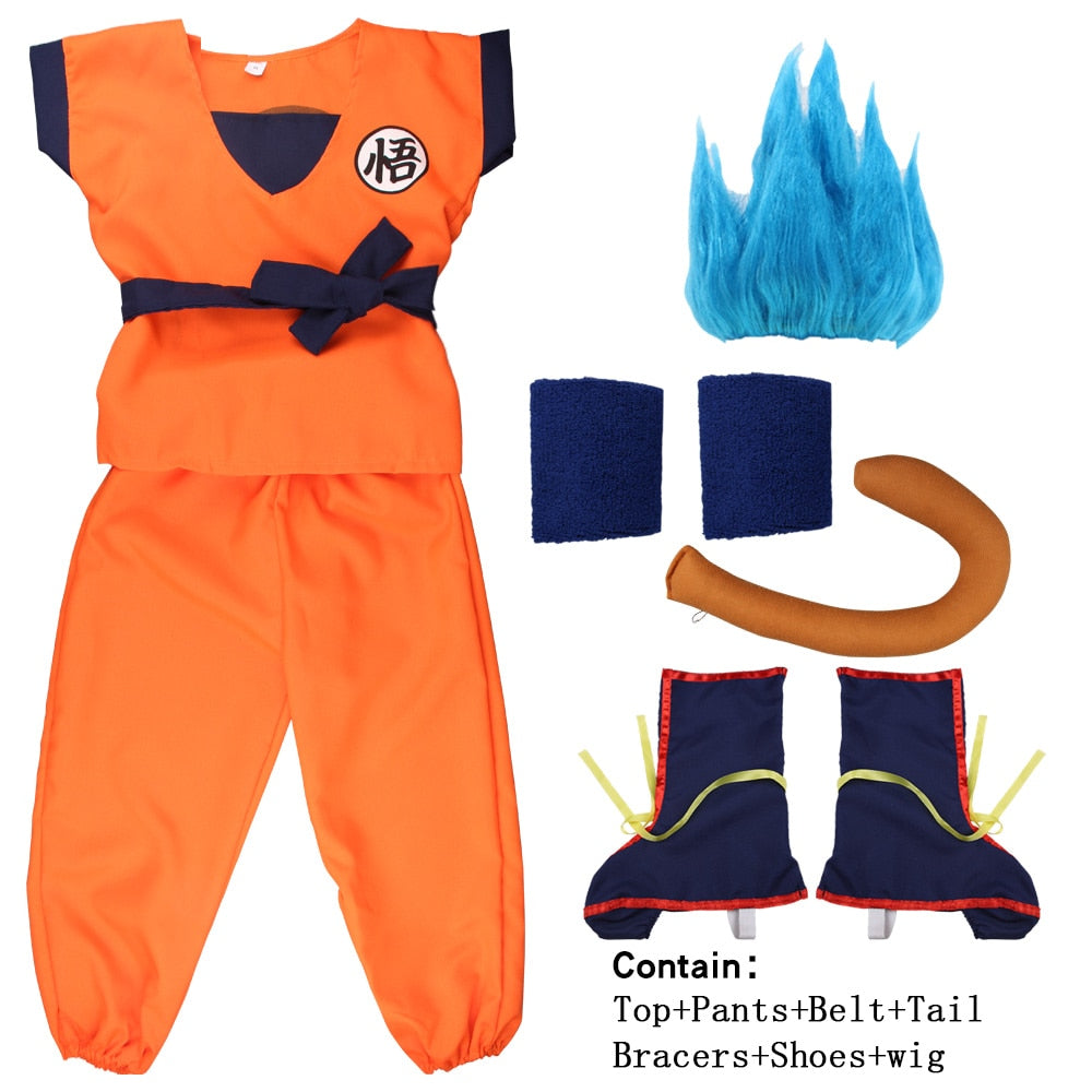 Dragonball Cosplay Set blue