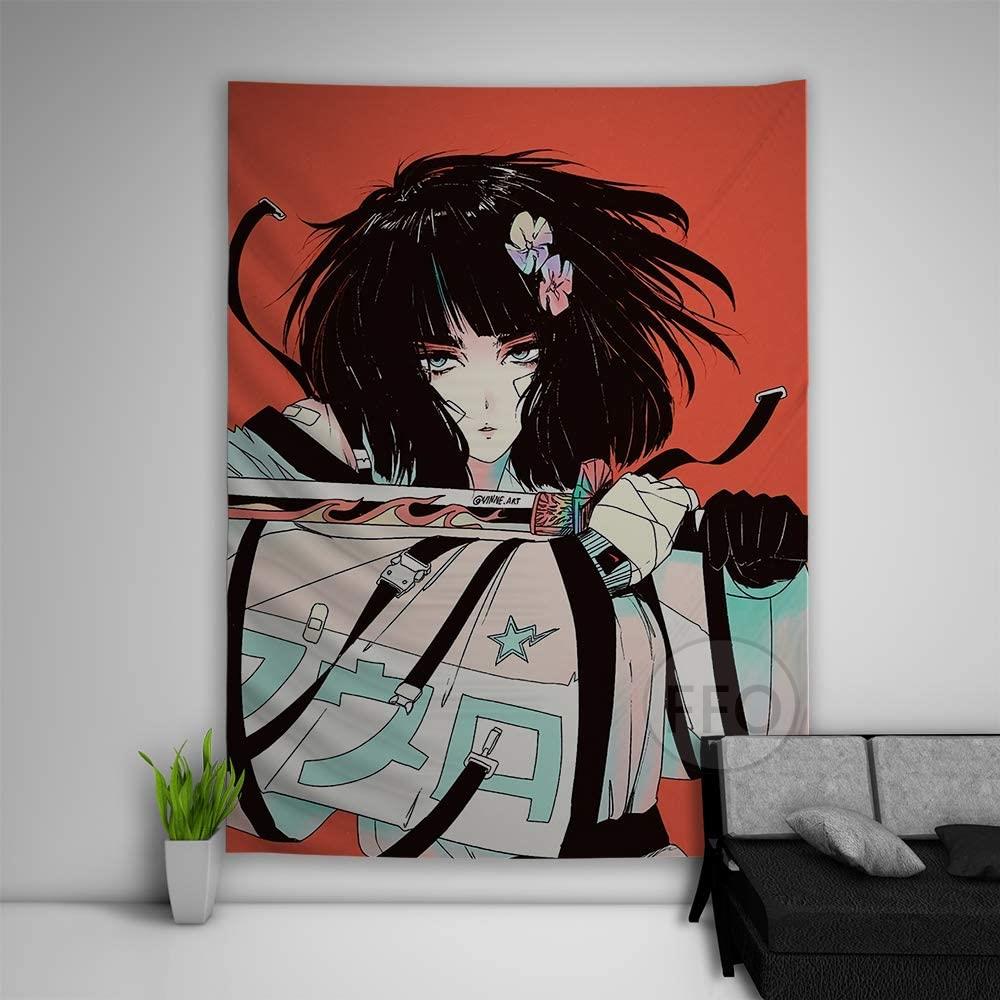 Chainsaw Man Art Wall Tapestry