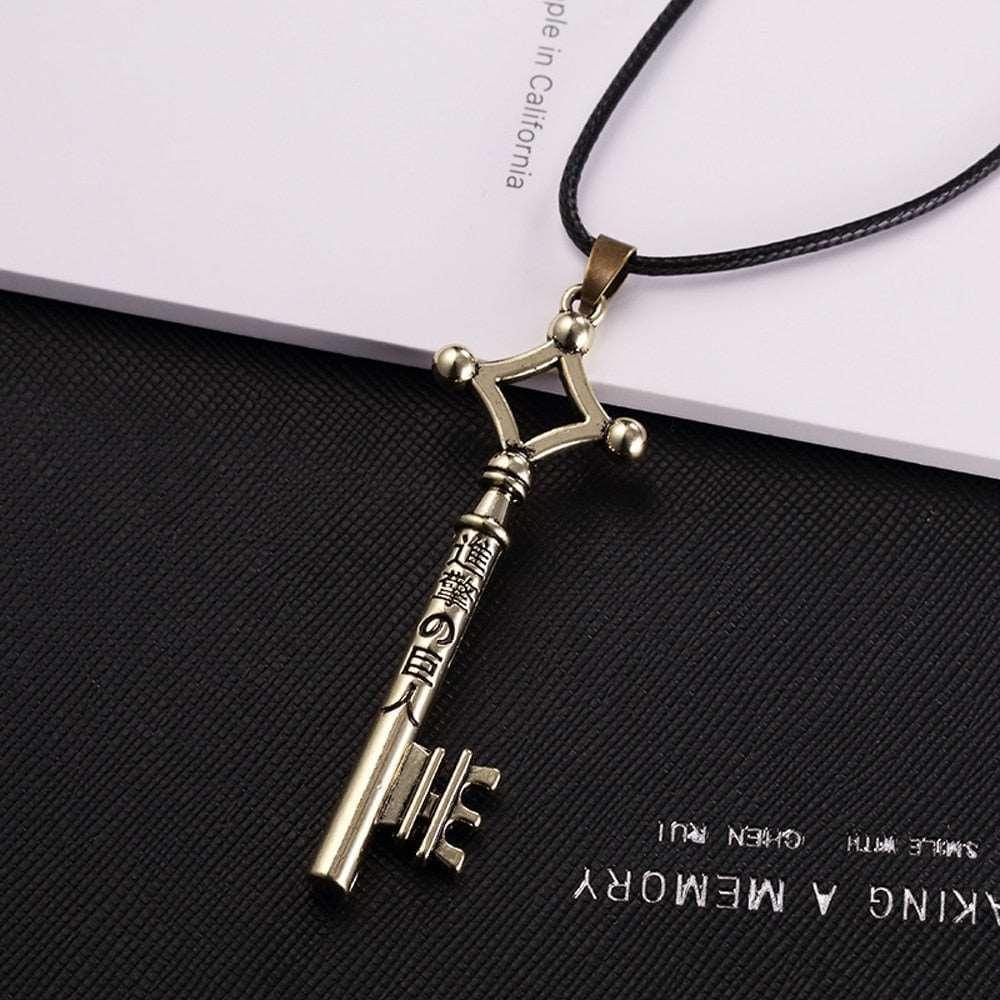 Attack On Titan Key Necklace Ancient Bronze
