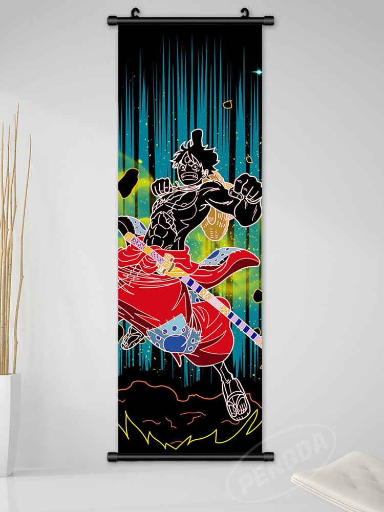 One Piece LED Style Scroll Poster slgh-One Piece-33 25x75cm