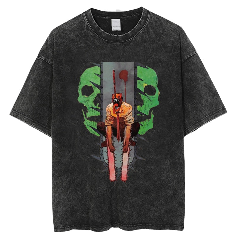 Denji - Chainsaw Man T-shirt Dark Grey 8