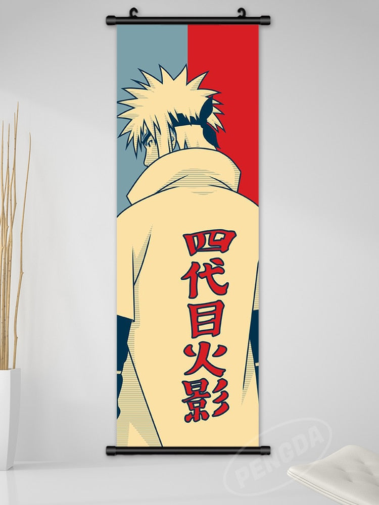 Naruto DuoColor Canvas Scroll Poster Minato 25x75cm