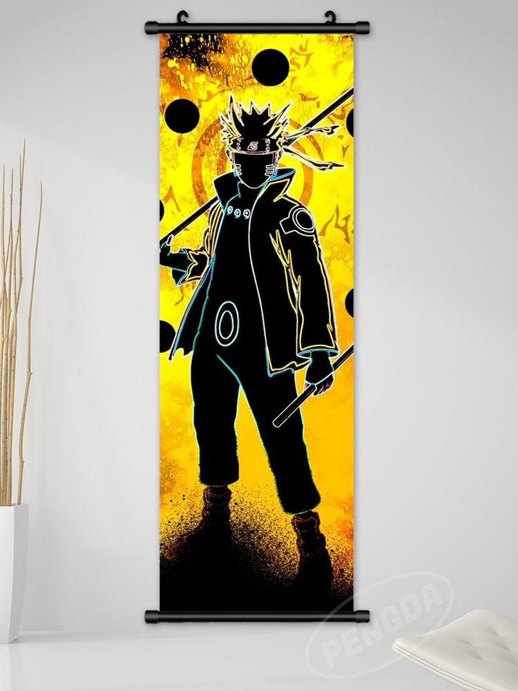 Naruto Silhouette Scroll Poster V-30239 25x75cm