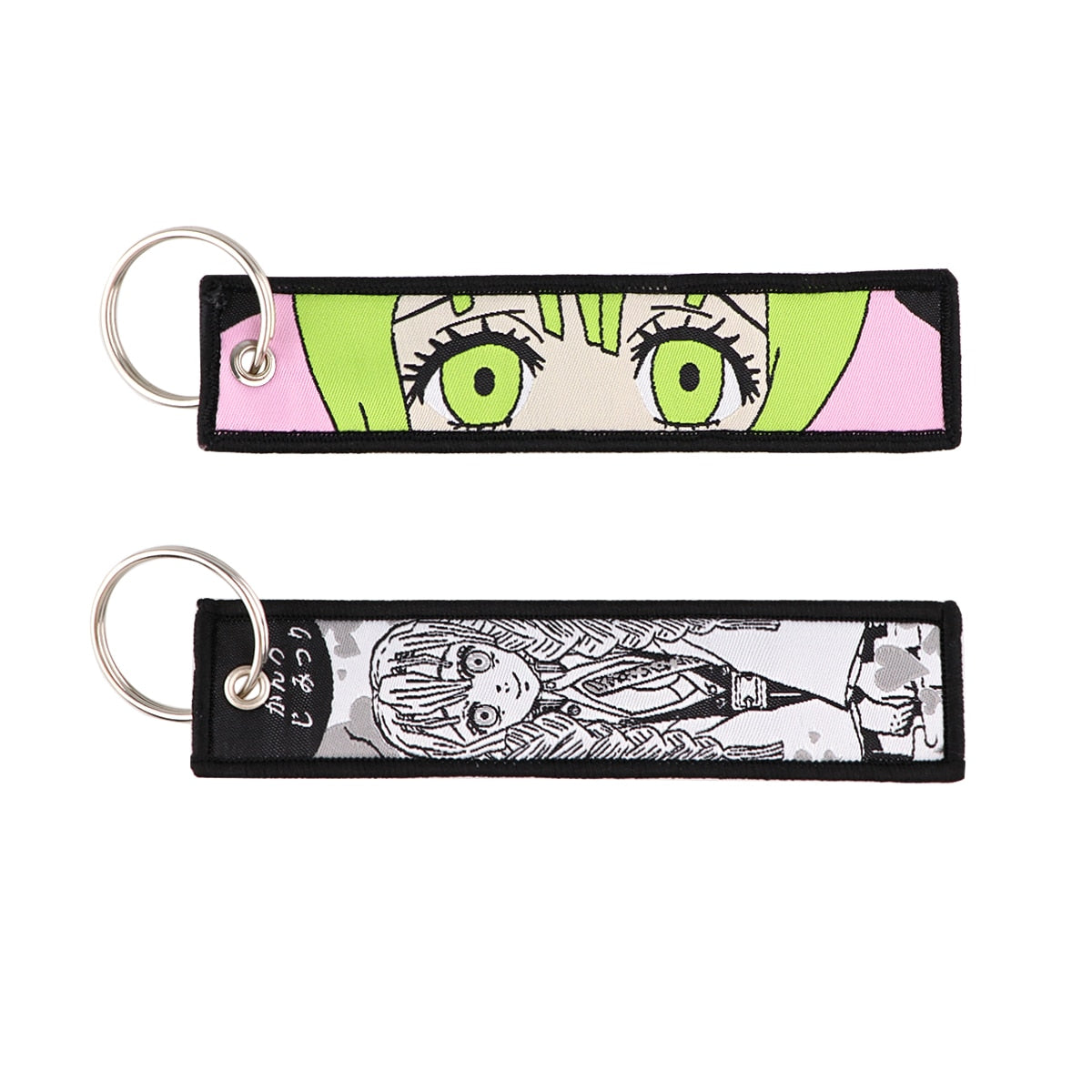 Anime Embroidery Keychain Key Ring 73
