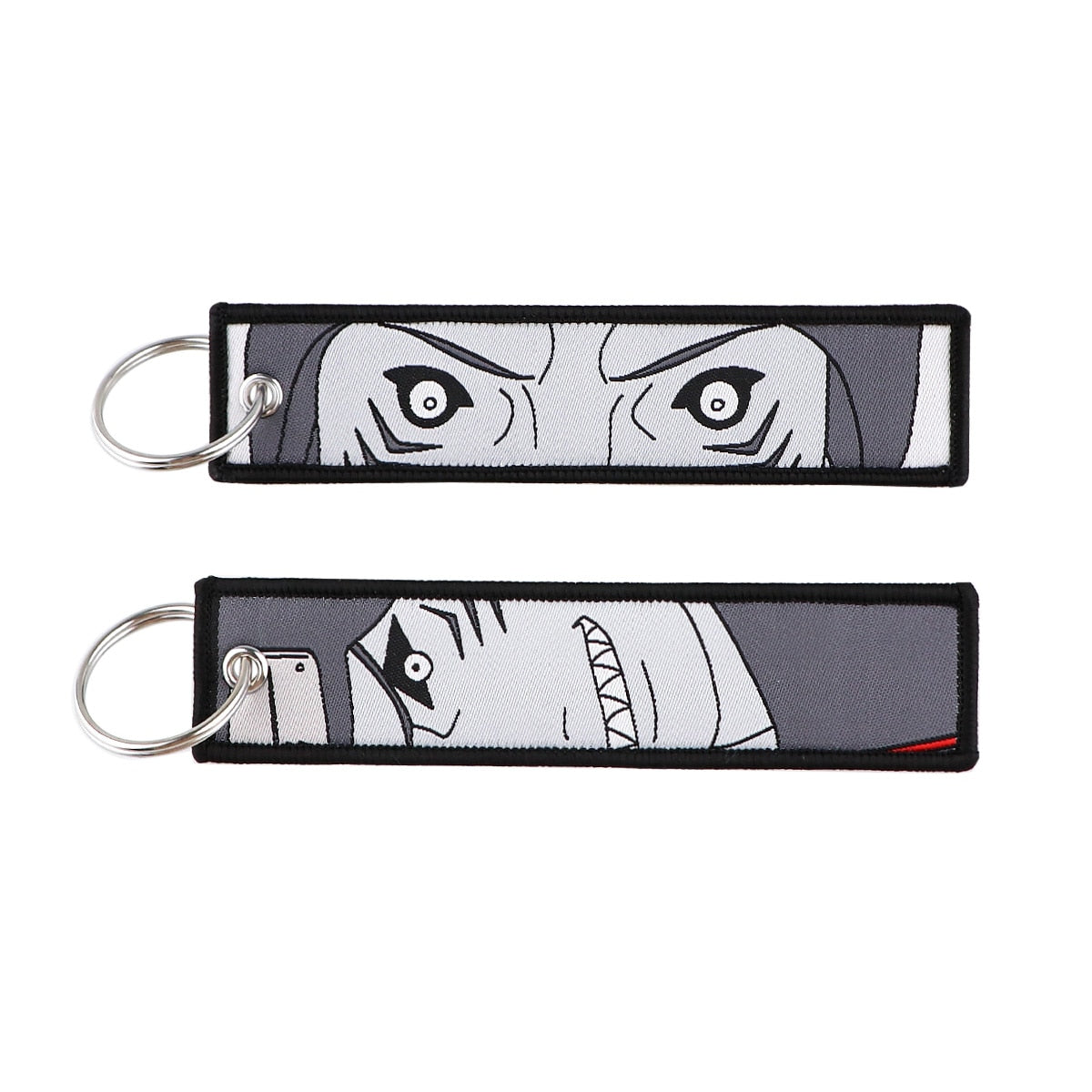 Naruto Embroidered Keychain Key Ring 7