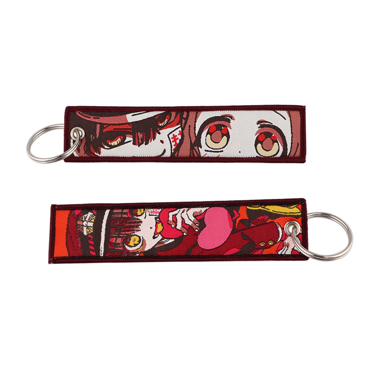 Anime Embroidery Keychain Key Ring 42