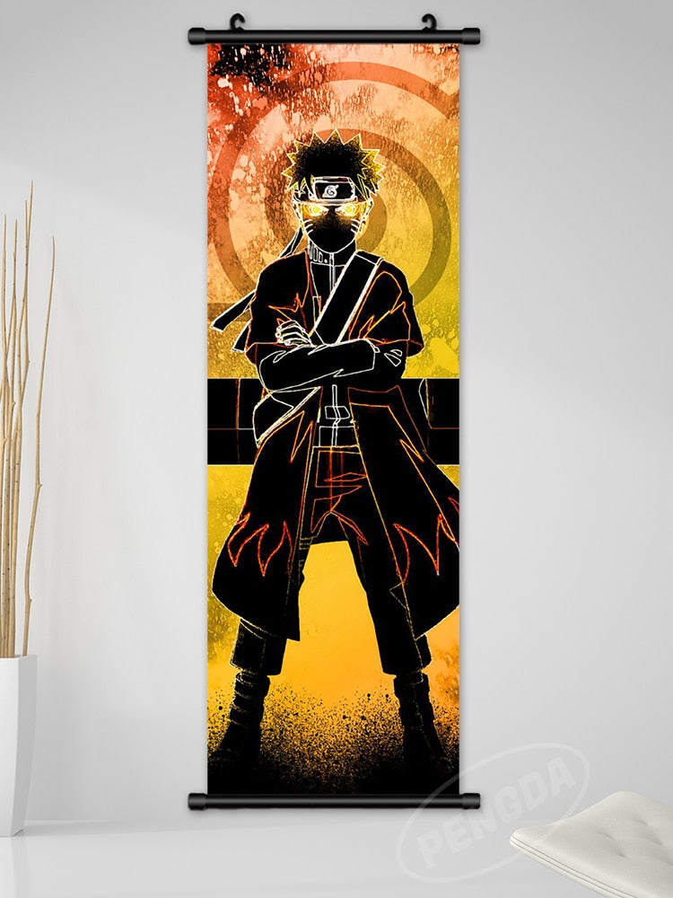 Naruto Silhouette Scroll Poster V-30252 25x75cm