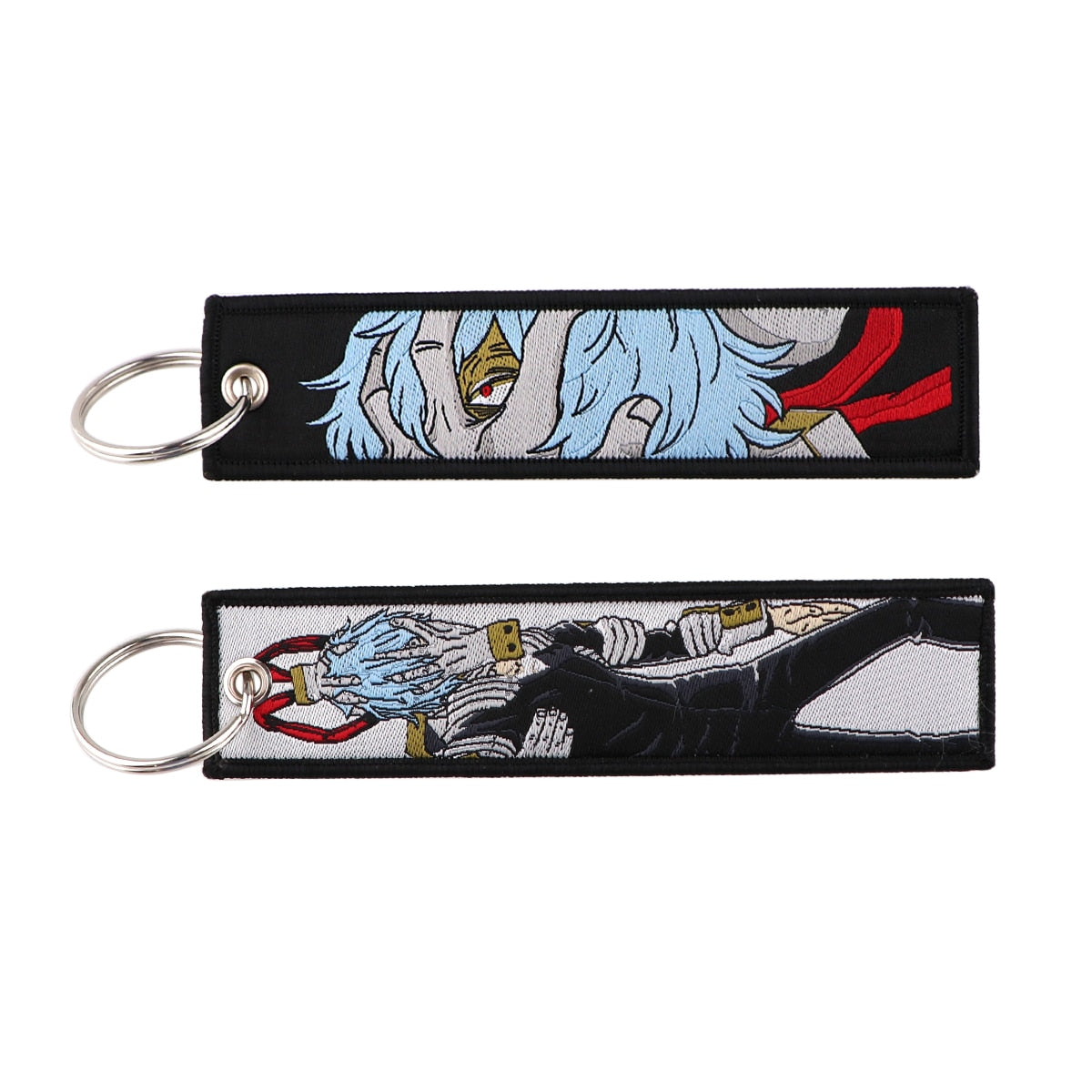 Anime Embroidery Keychain Key Ring 31