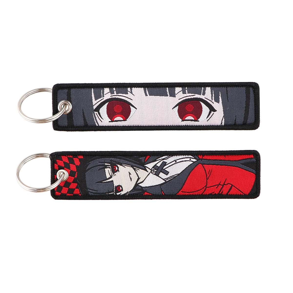 Anime Embroidery Keychain Key Ring 37