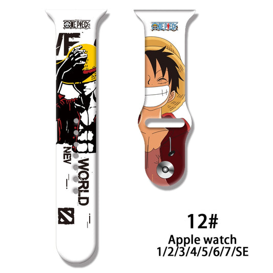 One Piece Anime Strap for Apple Watch band Luffy v2