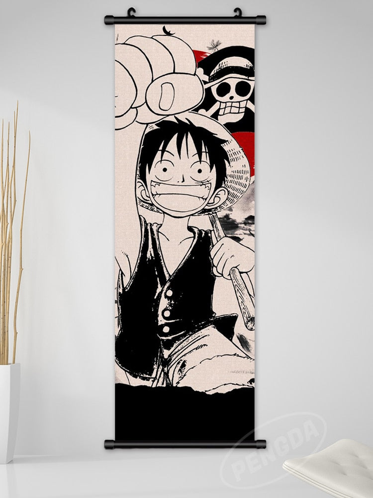 One Piece Scroll Poster Luffy v6 25x75cm