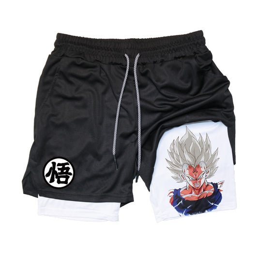 Dragon Ball Anime Performance Gym Shorts Black 11