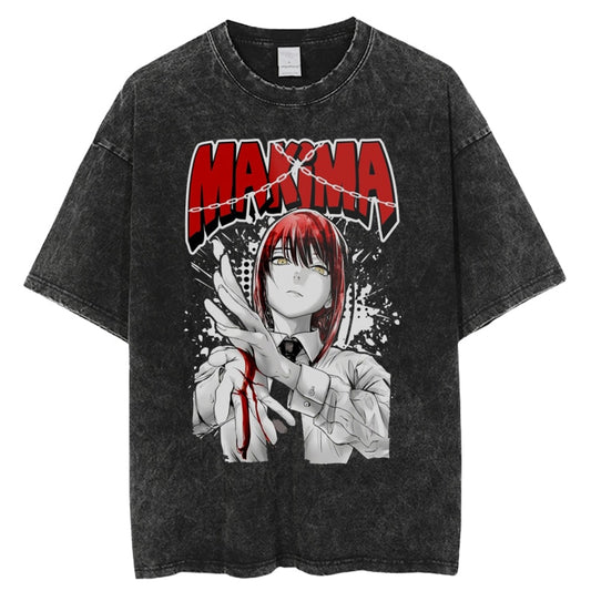Makima - Chainsaw Man T-shirt Dark Grey v2