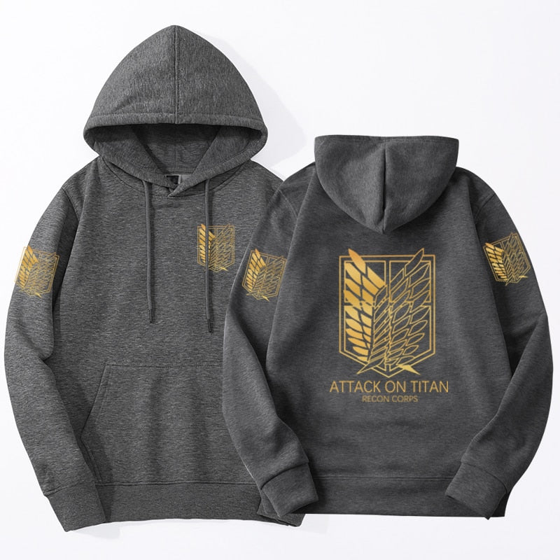 Sweat capuche discount attaque des titans