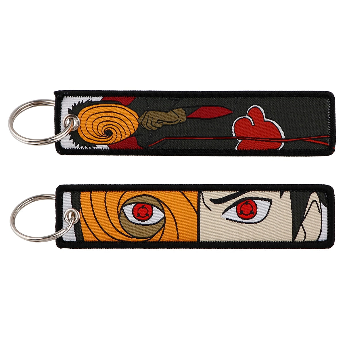 Naruto Embroidered Keychain Key Ring 22