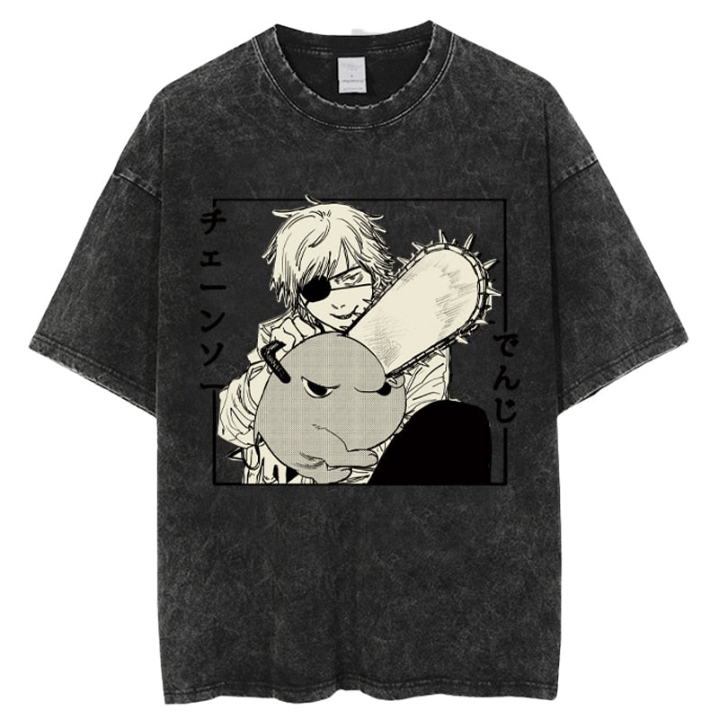Denji - Chainsaw Man T-shirt Dark Grey 5