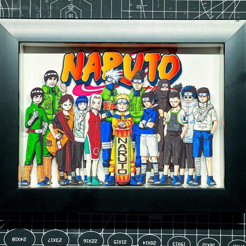 Naruto 3D Family Art Piece