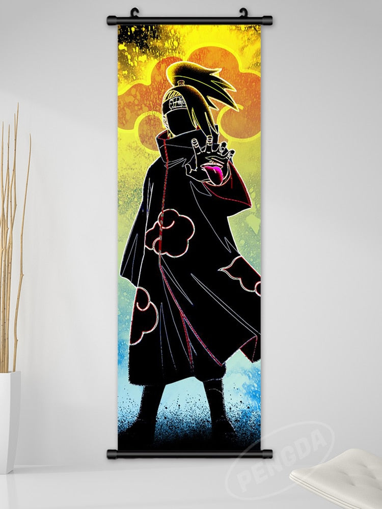 Naruto Silhouette Scroll Poster V-30226 25x75cm
