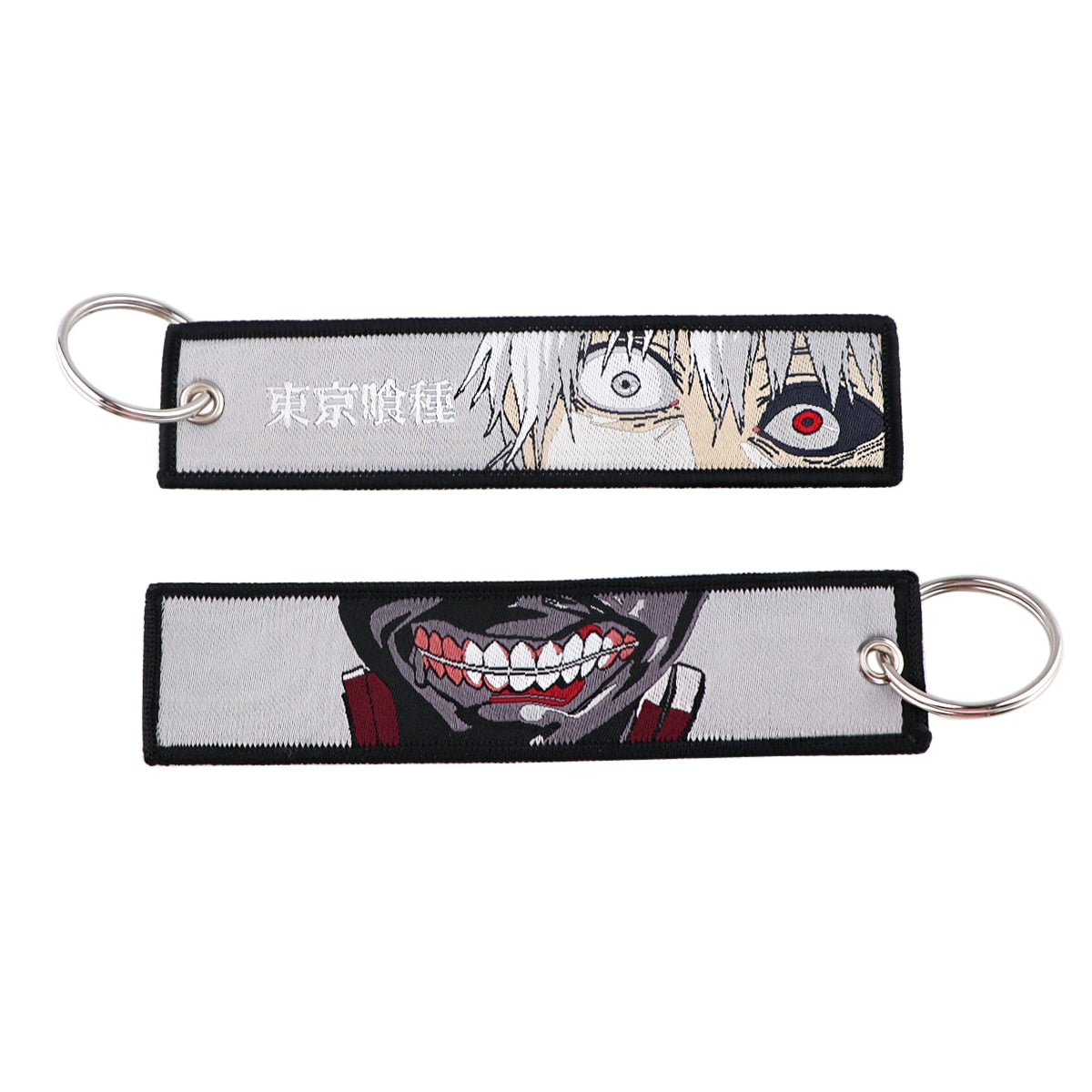 Anime Embroidery Keychain Key Ring 36
