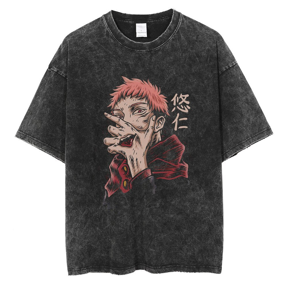 Denji - Jujutsu Kaisen T-shirt DarkGrey v8