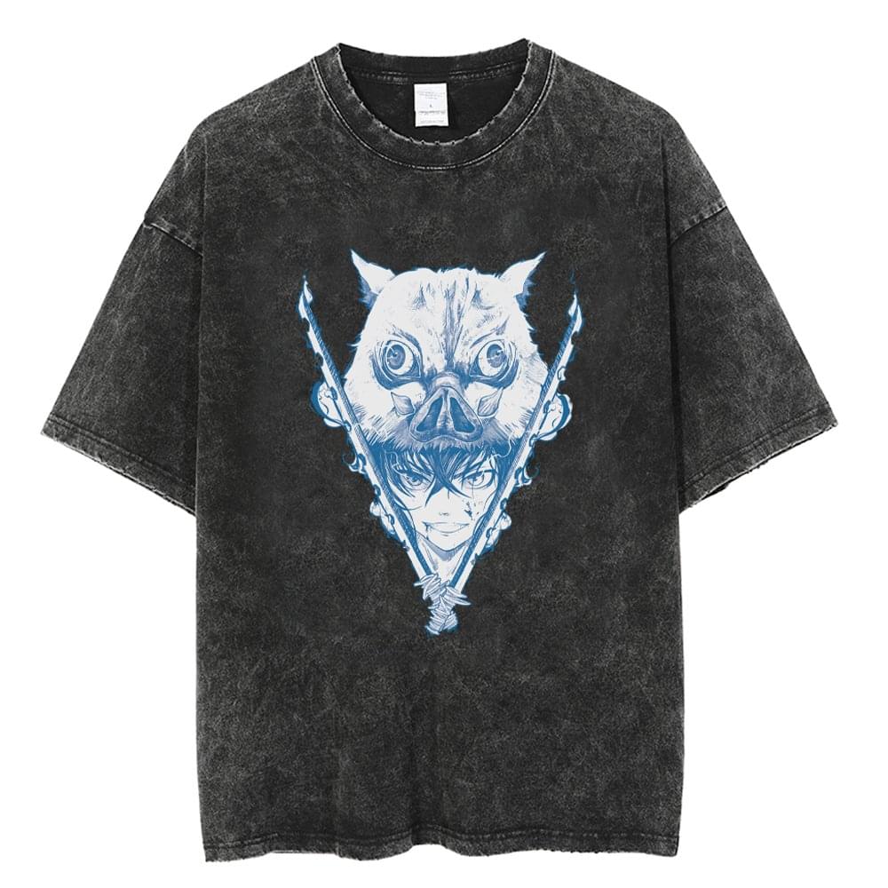 Demon Slayer T-shirt Dark Grey v7