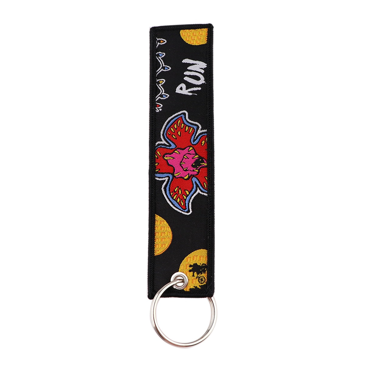 Anime Embroidery Keychain Key Ring