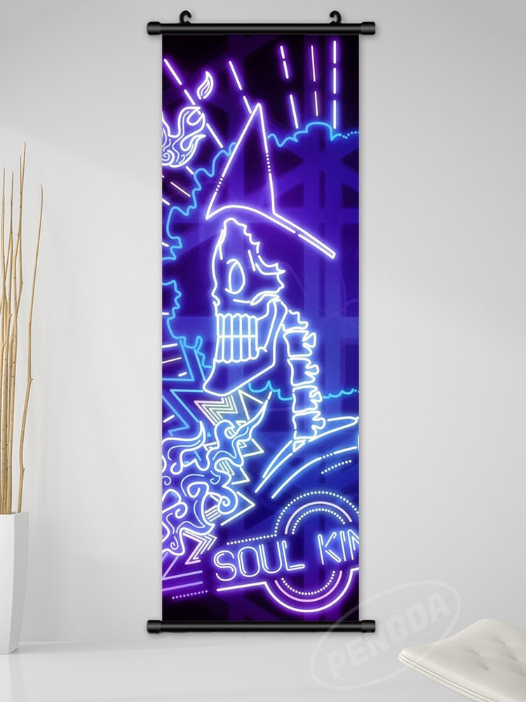 One Piece LED Style Scroll Poster slgh-One Piece-4 25x75cm