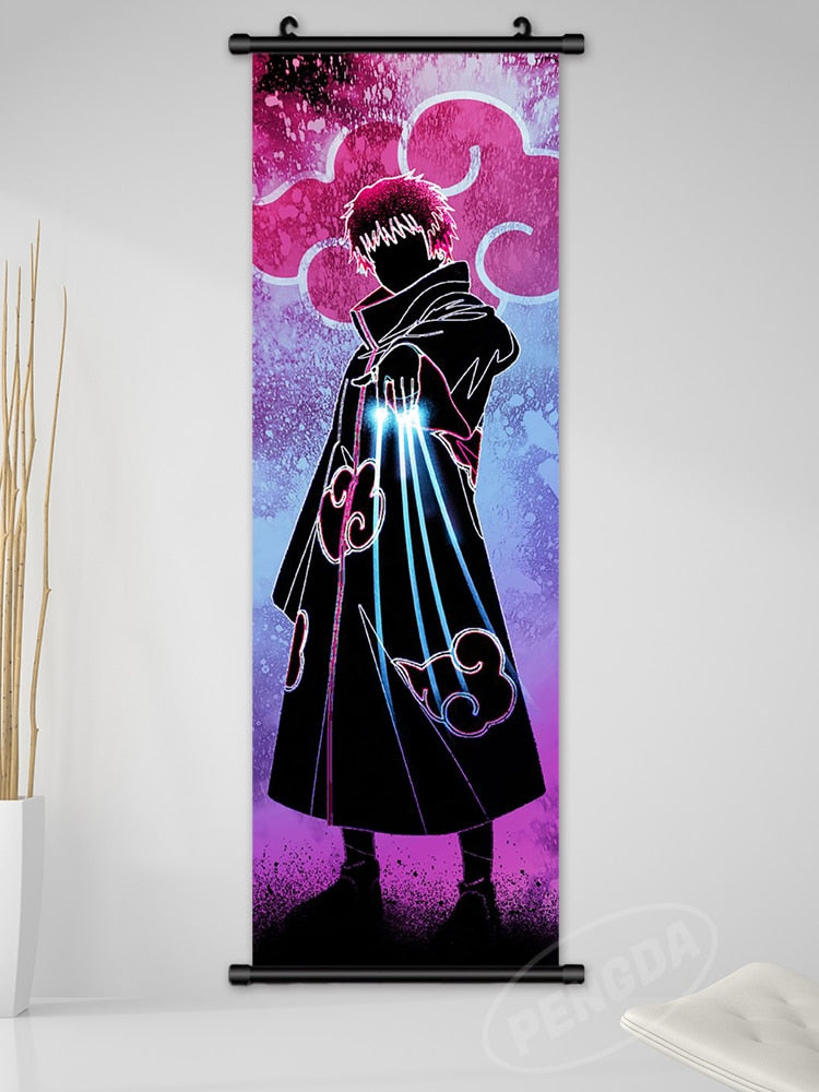 Naruto Silhouette Scroll Poster V-30251 25x75cm