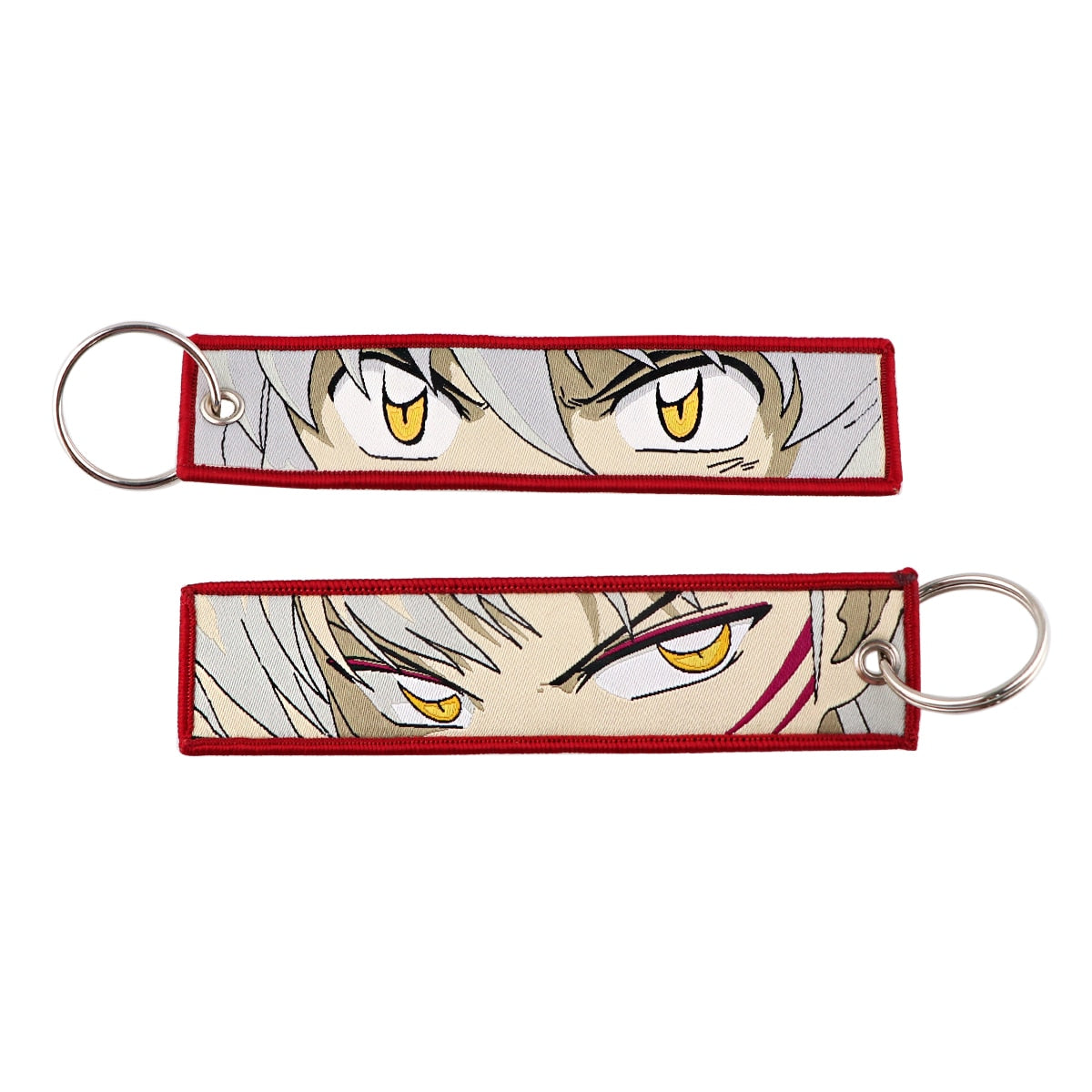 Anime Embroidery Keychain Key Ring 6