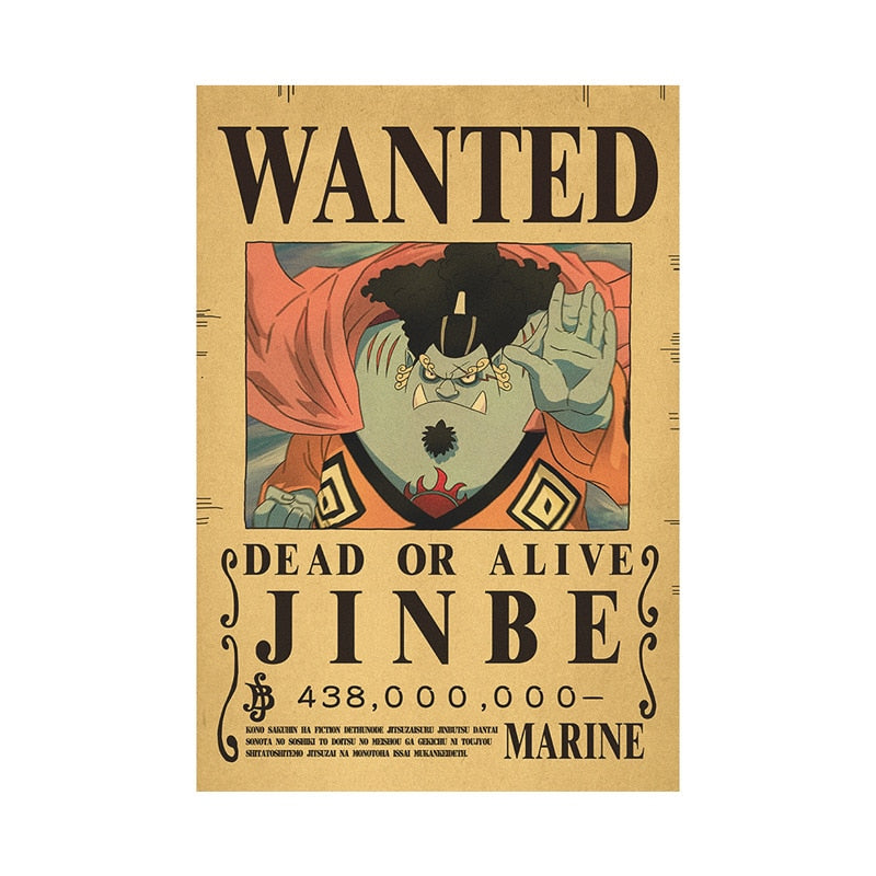 One piece poster Wanted billion berry's One Piece 11