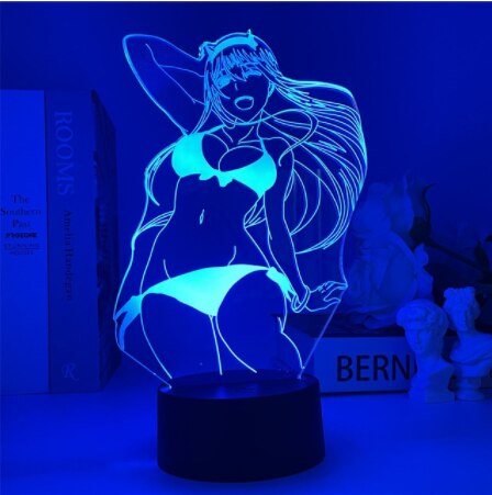 Zero Two Night Light Lamp 19 16 color with remote